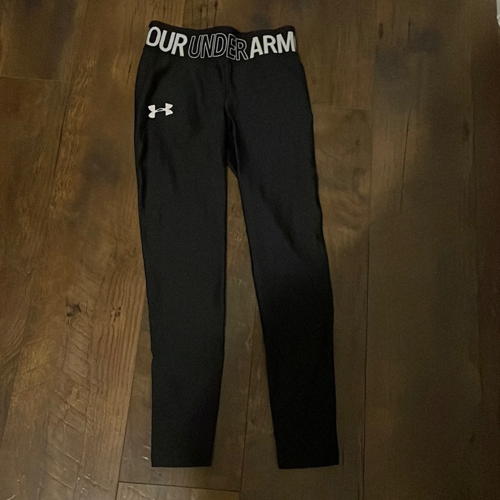 Cute black kids under armour leggings